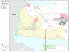 Niagara Falls Digital Map Premium Style